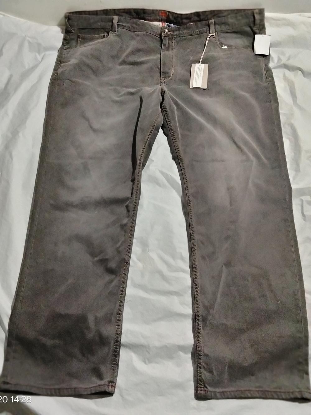 Tommy Bahama Sand Drifter Jeans Mens Big & Tall 54x34 Vintage Grey Wash B1119403
